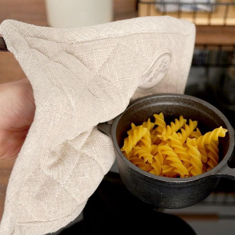 Excellent Houseware, łapka kuchenna, bawełniana, beżowa