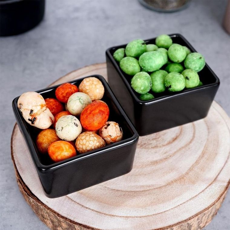 Excellent Houseware, miski na przekąski, kwadratowe, 2 szt.