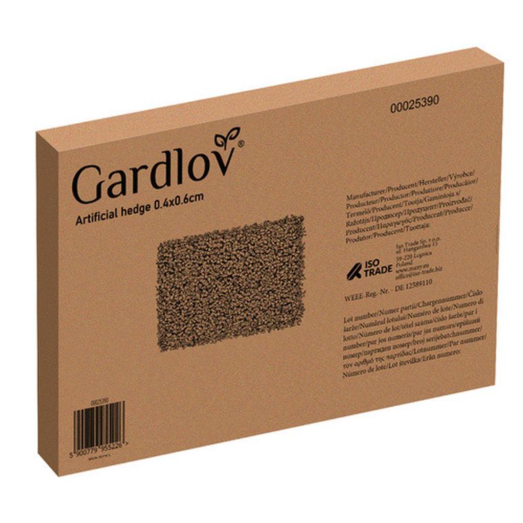 Gardlov, żywopłot sztuczny na balkon, bukszpan, 40-60 cm