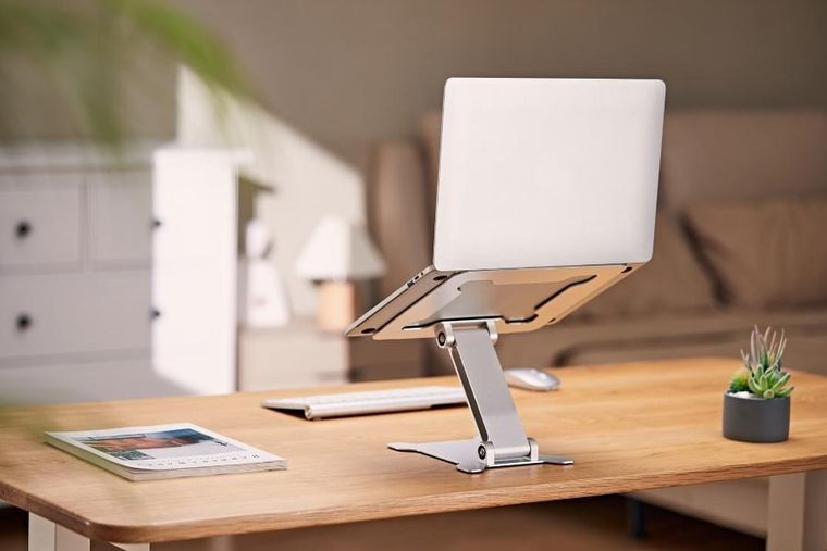 Gembird, składana podstawka pod notebooka, 15,6", srebrna