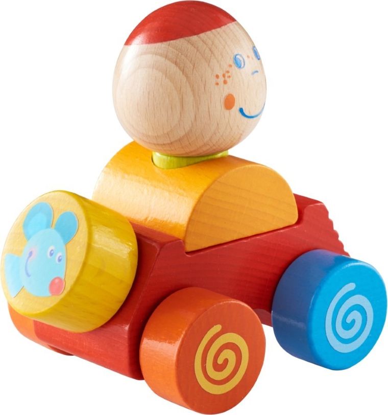 Haba, Ben, Auto odkrywców, pojazd drewniany