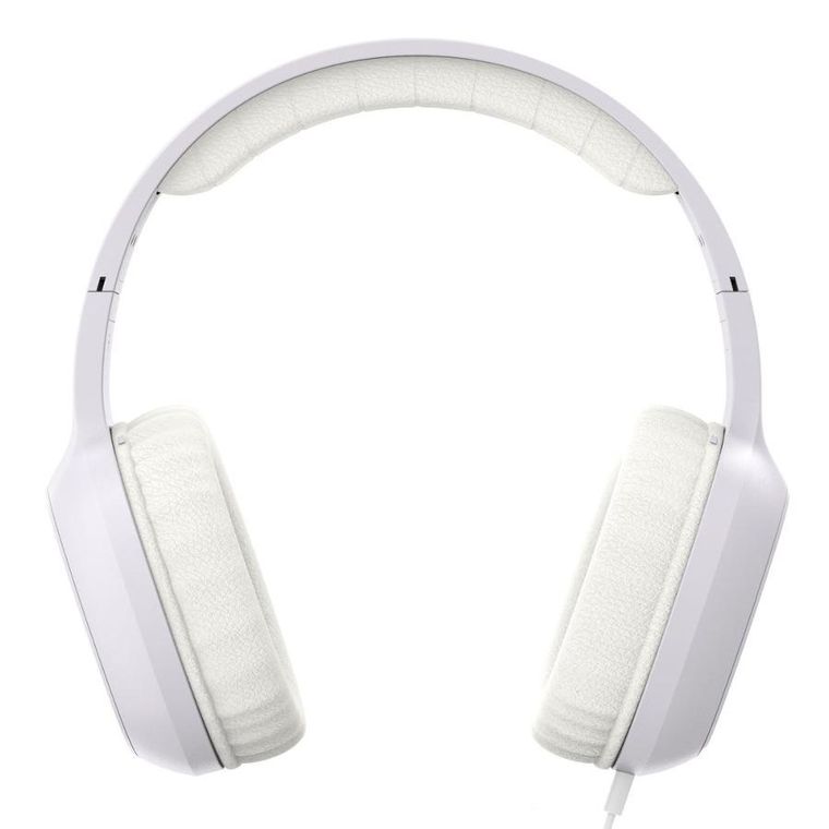 Hama, Fun C, słuchawki przewodowe, nauszne, z mikrofonem, USB‑C, białe