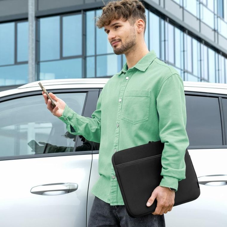 Hama, Neopren, etui na laptopa z przednią kieszenią, 14.1–15.6", czarne