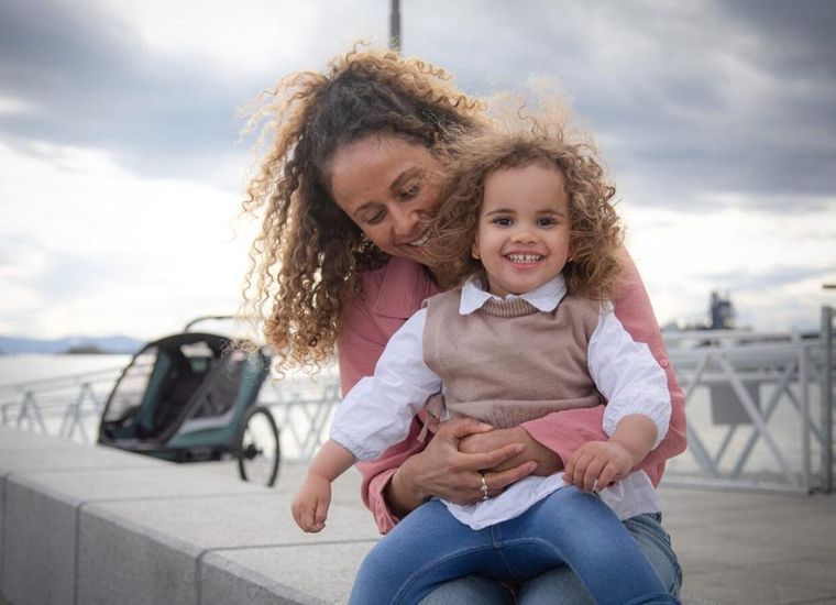 Hamax, Cocoon One, przyczepka rowerowa, Green/Black