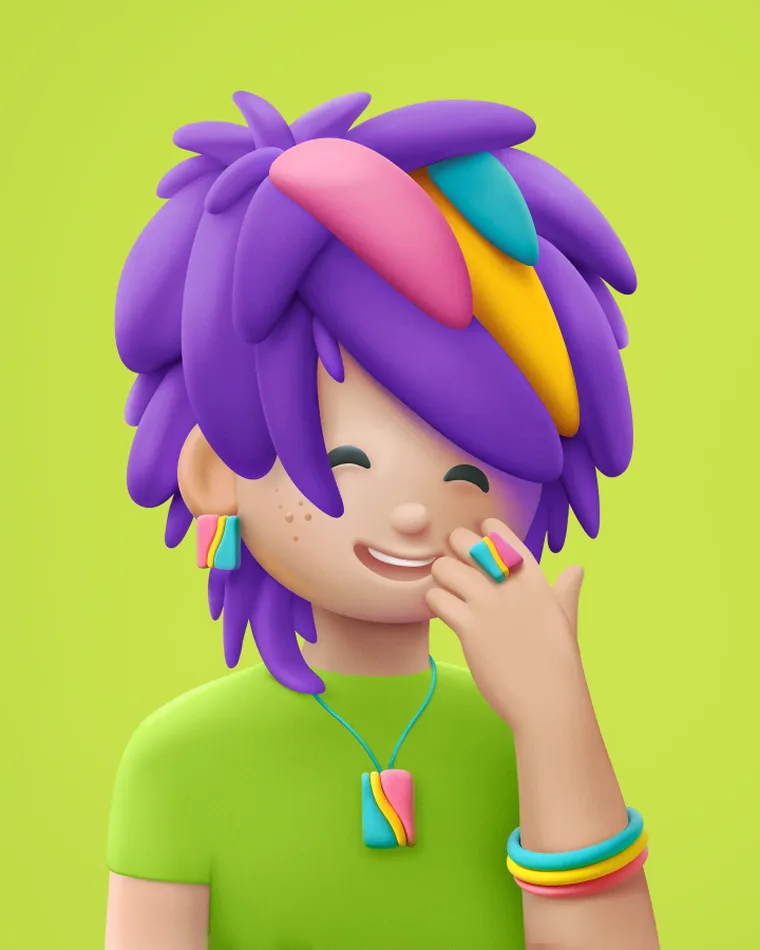 Hey Clay, Bijou, kolorowa biżuteria, masa plastyczna, 8 szt.