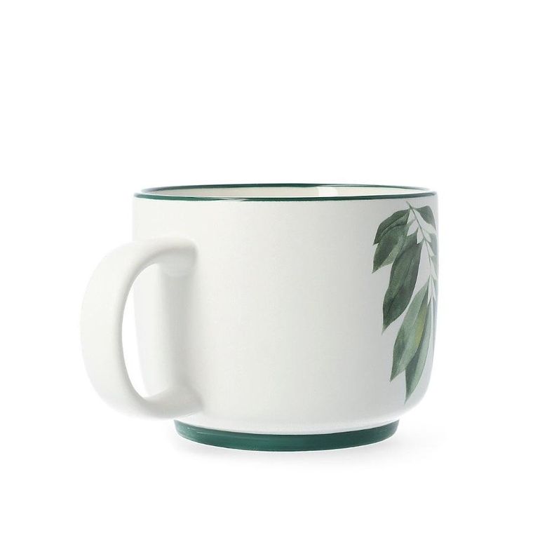 Homla, Blyde, kubek, z liściem kauczukowca, 350 ml