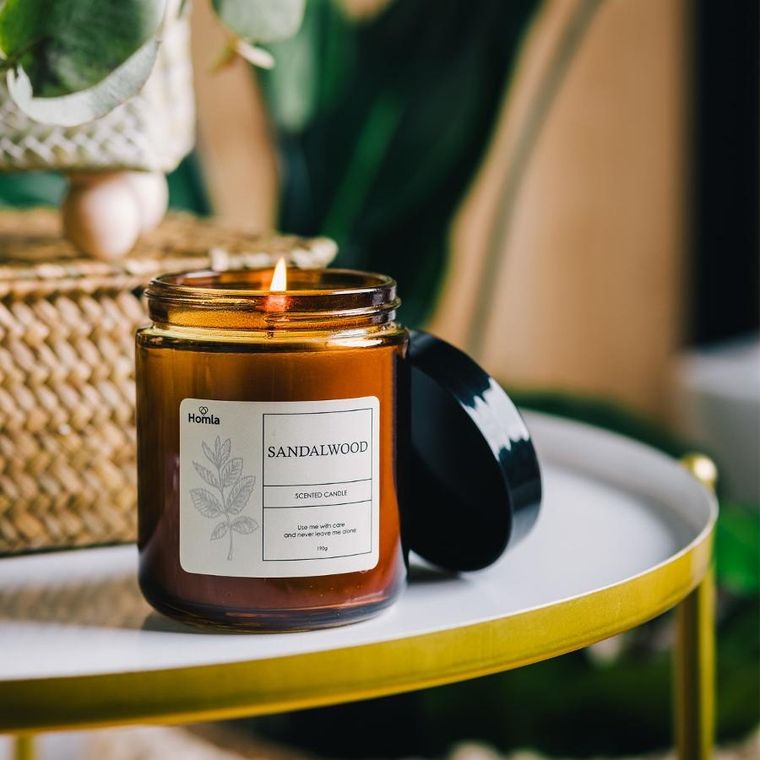 Homla, Tofu, świeca zapachowa, Sandalwood, 190 g
