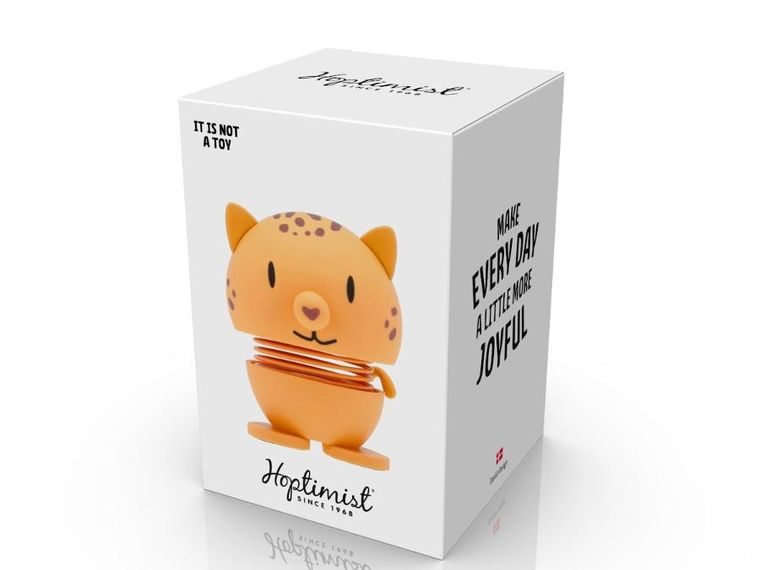 Hoptimist, Soft S Leopard, figurka, rozmiar S, yellow, 36526