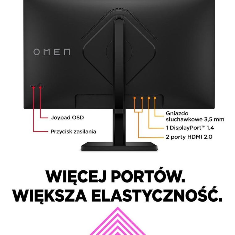 HP, monitor LED, QHD 27", OMEN 27q, 780H4E9, 165Hz