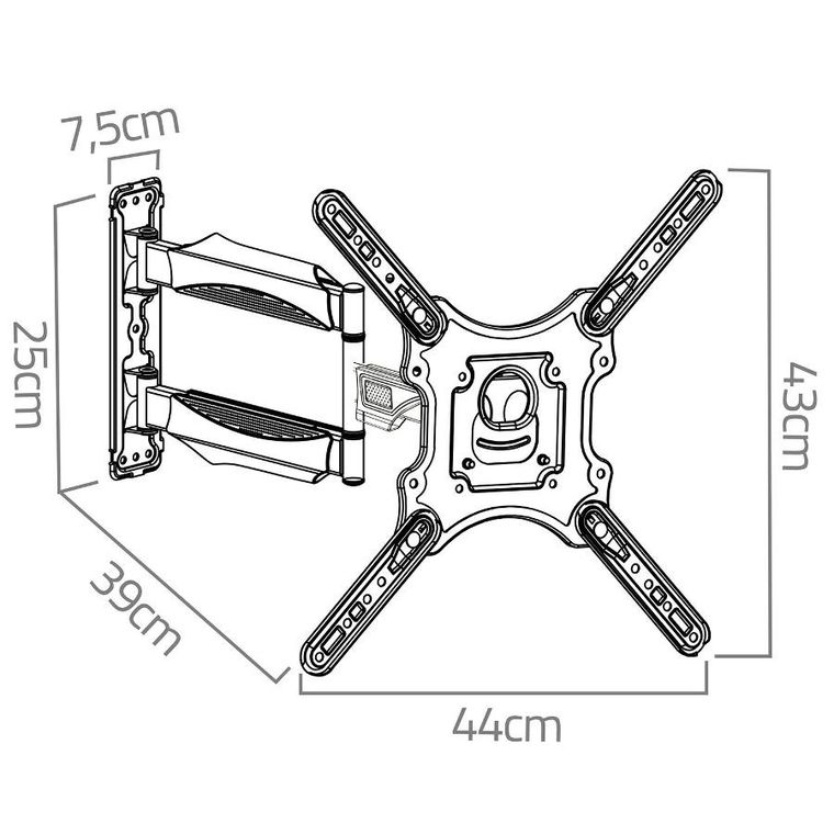 Humberg, uchwyt do telewizora, 17-56 cali, 35 kg