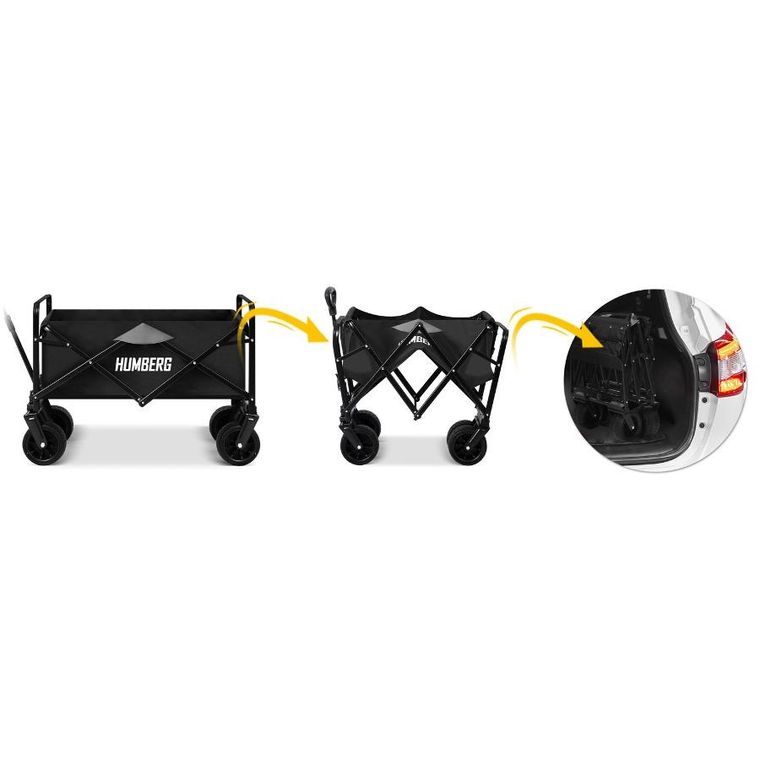 Humberg, wózek transportowy, składany, 100l