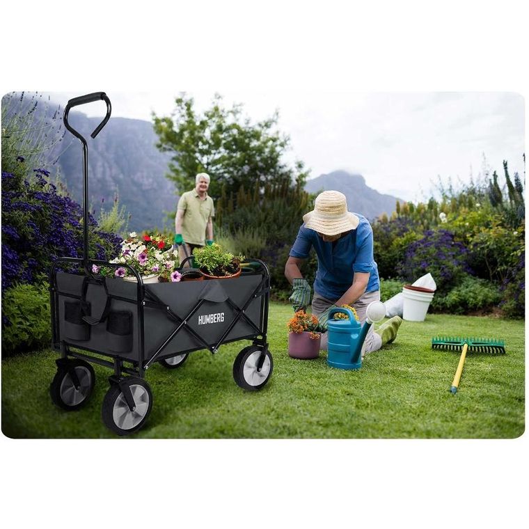 Humberg, wózek transportowy, składany, 80l