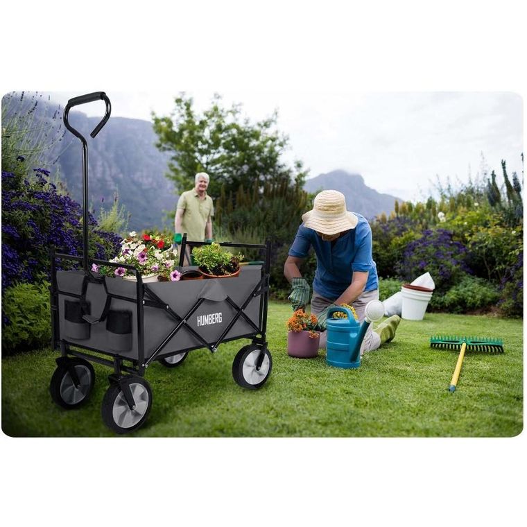 Humberg, wózek transportowy, składany, 80l