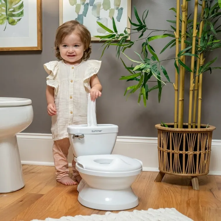 InGenuity, My Size Potty PRO, toaleta dziecięca z dźwiękiem, 2w1, biała