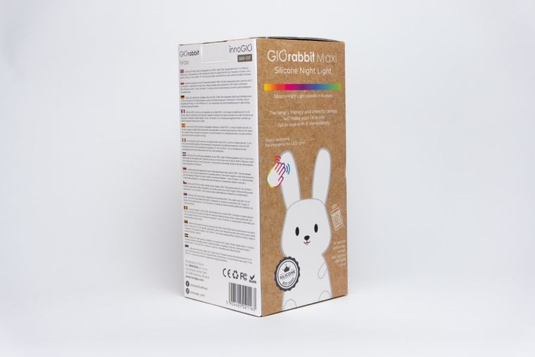InnoGIO, GIObunny, silikonowa lampka nocna, maxi