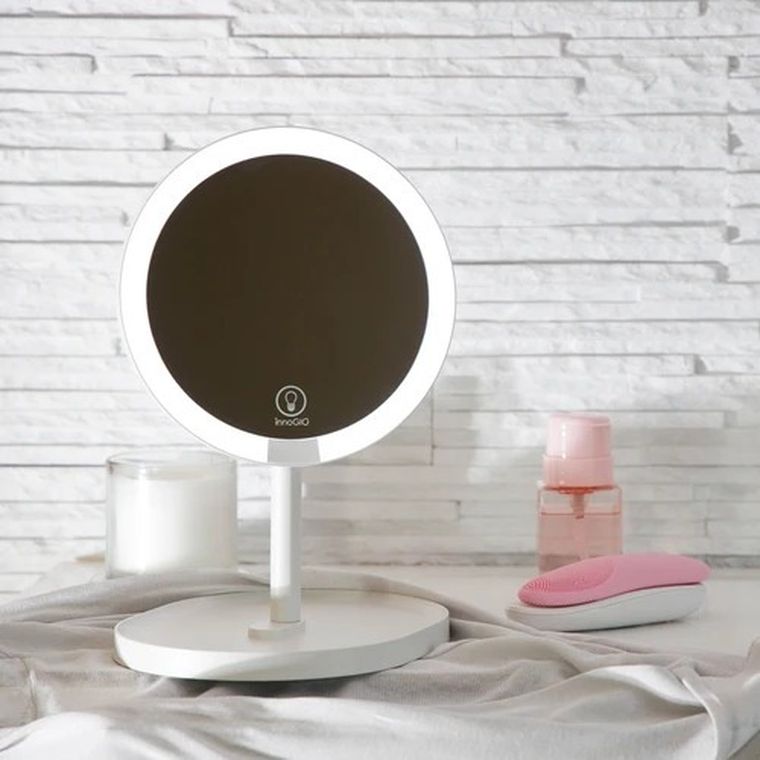 InnoGIO, GIOperfect Diamond Glow, lusterko kosmetyczne, z podświetleniem LED
