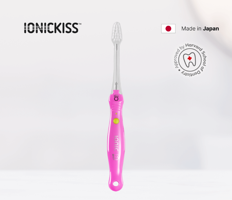 Ionickiss, Kids, szczoteczka jonowa dla dzieci, różowa