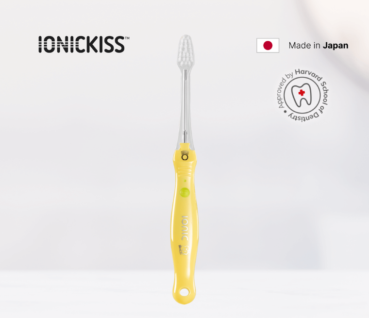 Ionickiss, Kids, szczoteczka jonowa dla dzieci, żółta