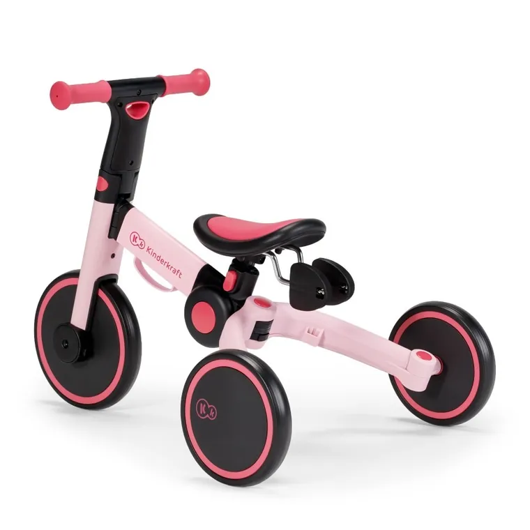 Kinderkraft, 4Trike, rowerek trójkołowy, Candy Pink