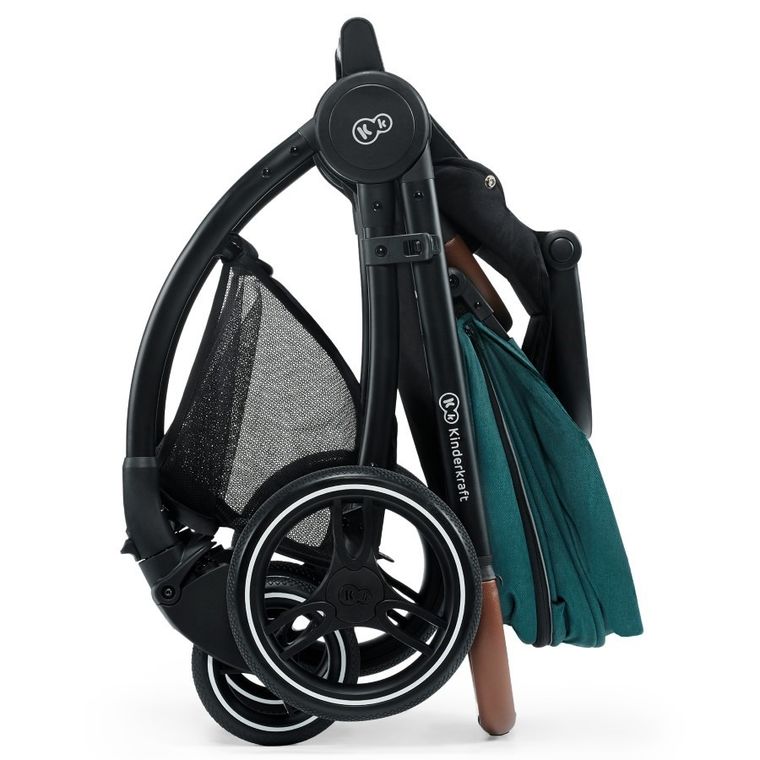 Kinderkraft, Evolution Cocoon, wózek wielofunkcyjny 2w1, Midnight Green