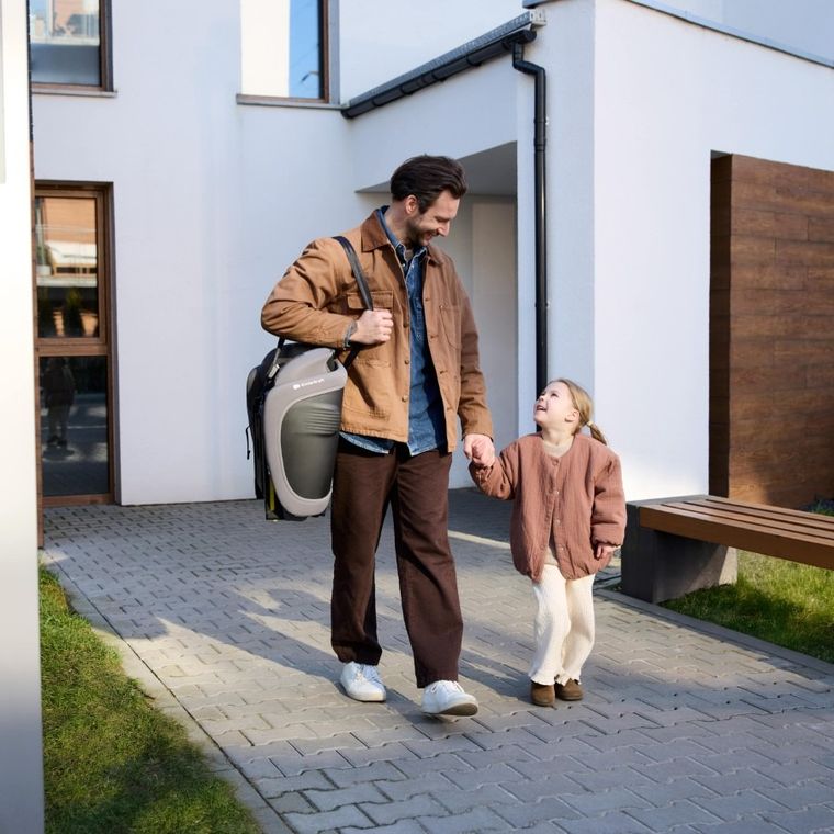 Kinderkraft, FIX2GO, i-Size, fotelik samochodowy, Navy, 76-150 cm