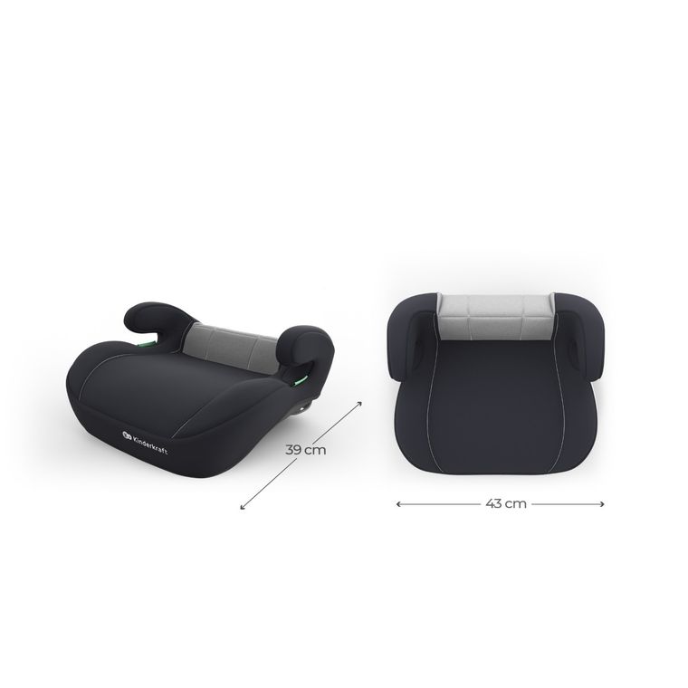 Kinderkraft, I-Spark 2 Plus, i-Size, fotelik samochodowy, grey, 100-150 cm