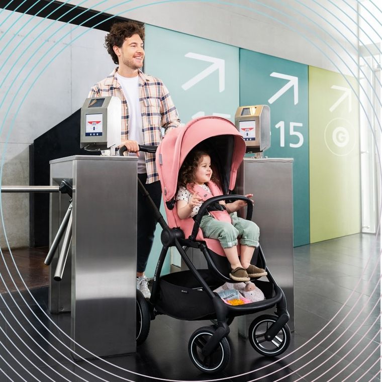 Kinderkraft, Nea, wózek wielofunkcyjny, 2w1, Midnight Black