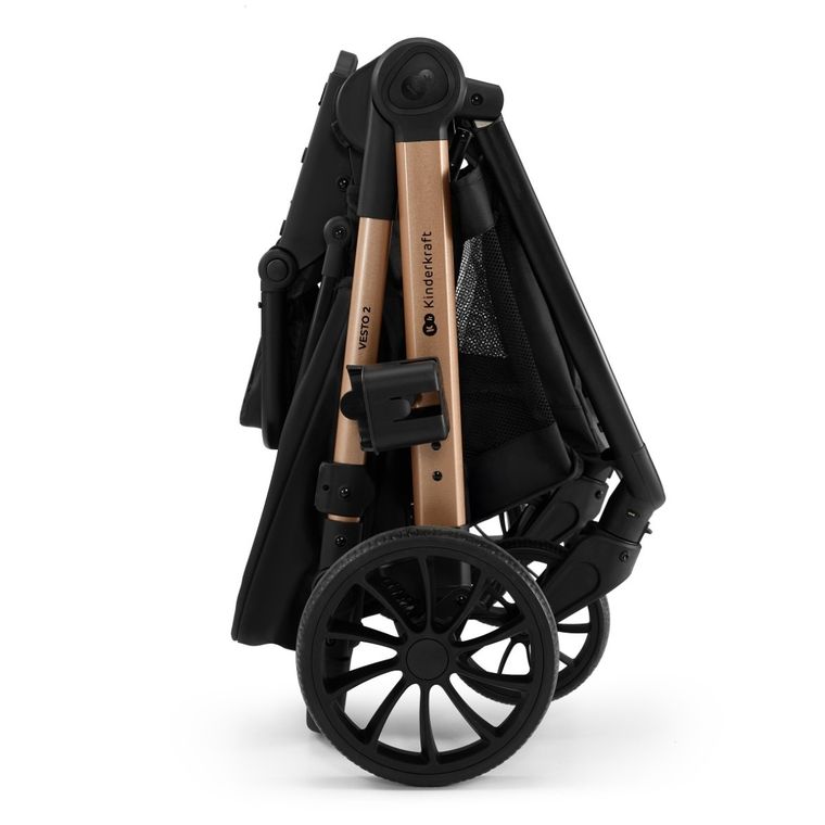 Kinderkraft, Vesto 2, wózek wielofunkcyjny 3w1, black