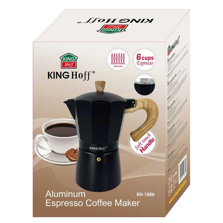 Kinghoff, kawiarka, zaparzacz do kawy, indukcja, 300 ml, kh-1886