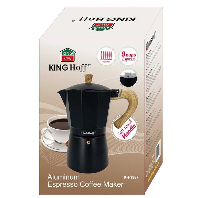 Kinghoff, kawiarka, zaparzacz do kawy, indukcja, 450 ml, kh-1887