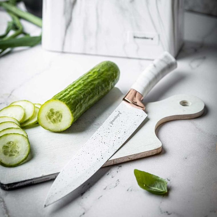 Kinghoff, zestaw noży kuchennych w bloku, 5 szt.