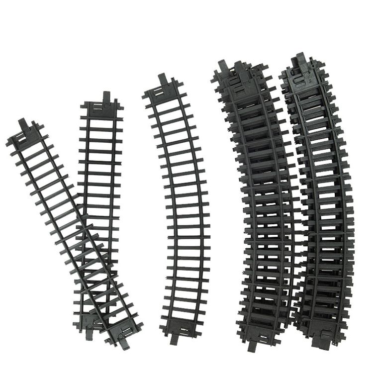 Klasyczna kolejka z torami, światło i dźwięk