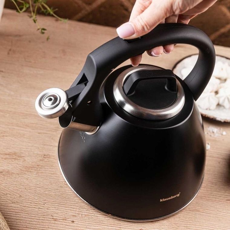 Klausberg, czajnik stalowy z gwizdkiem, 2,5l, kb-7952