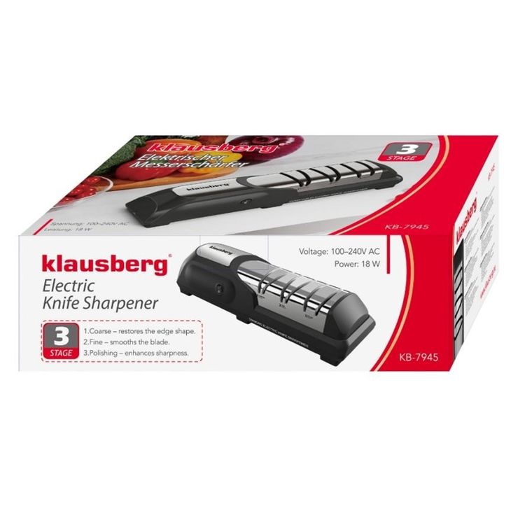 Klausberg, diamentowa ostrzałka do noży, elektryczna, kb-7945