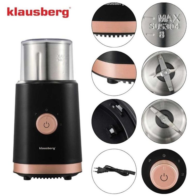 Klausberg, elektryczny młynek do kawy przypraw owoców, kb-7992