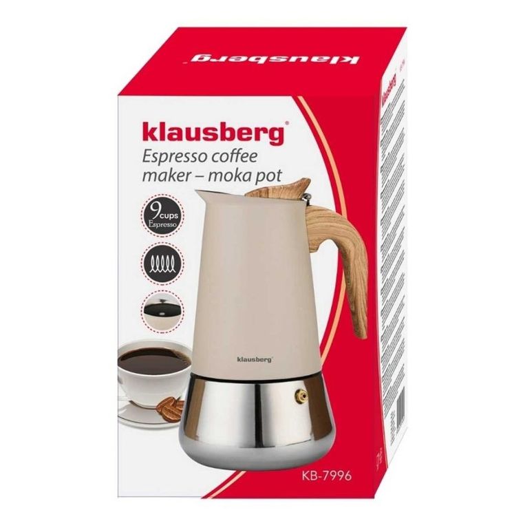 Klausberg, zaparzacz do kawy, na indukcję, 450 ml, KB-7996