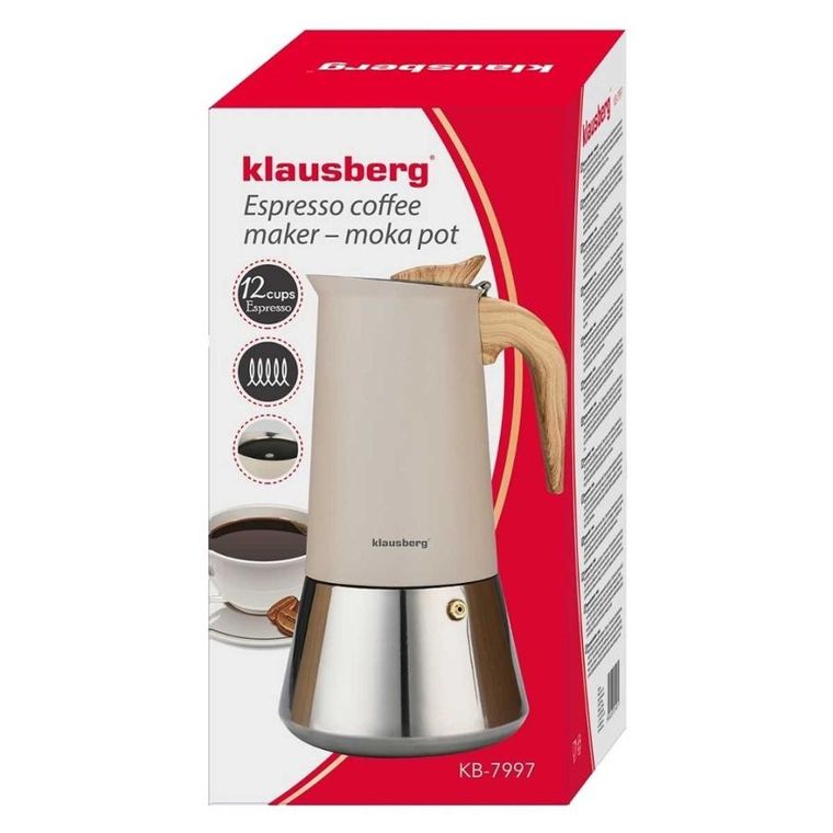 Klausberg, zaparzacz do kawy, na indukcję, 600 ml, KB-7997
