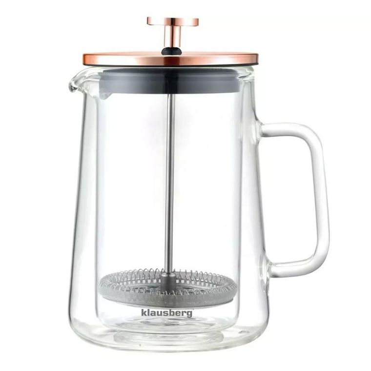 Klausberg, zaparzacz tłokowy do kawy/herbaty, termiczny, 600 ml