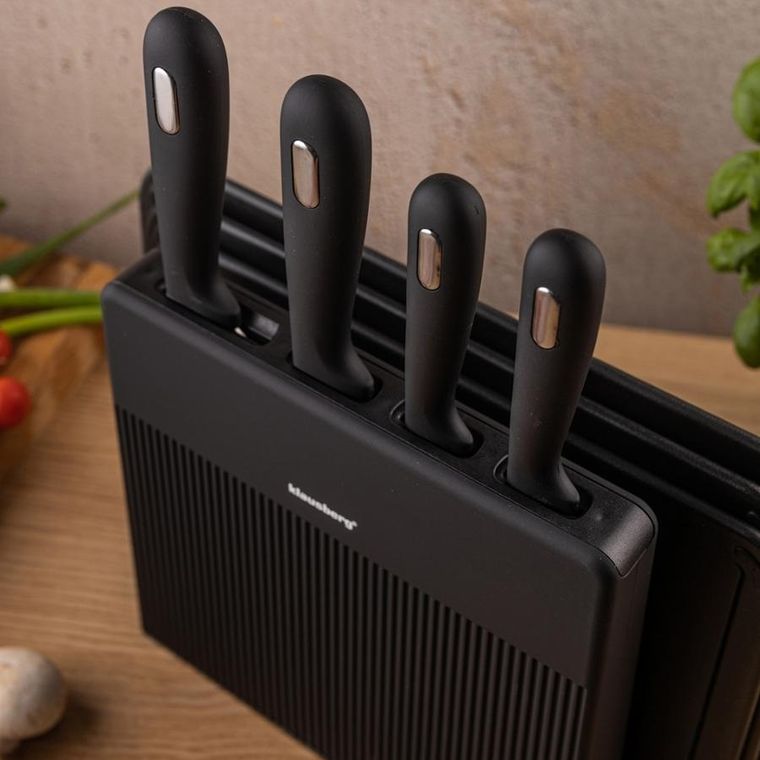 Klausberg, zestaw noży i desek kuchennych w stojaku, kb-7980