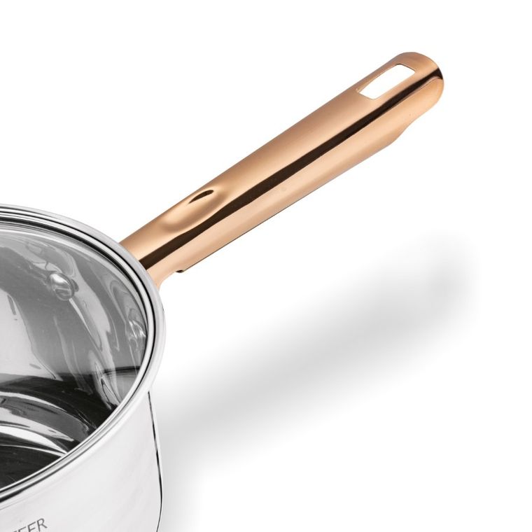 Könighoffer, Bari Rose Gold, komplet garnków, indukcja, 12 elementów