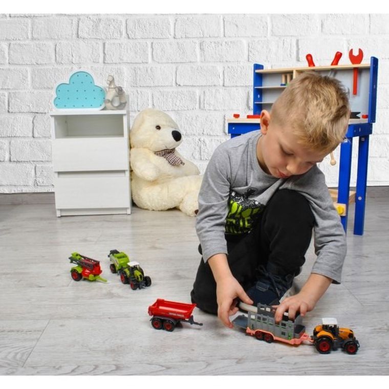 Kruzzel, farma, zestaw maszyn, 6 szt.