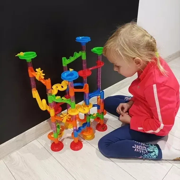 Kruzzel, tor kulkowy, klocki konstrukcyjne