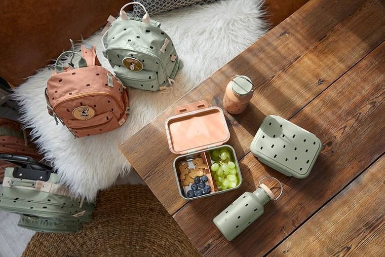 Lassig, Happy Prints, plecak dla przedszkolaka, oliwkowy