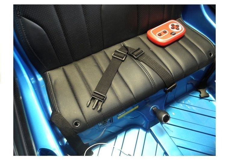 Lean Cars, BMW X6M, pojazd na akumulator, niebieski lakierowany