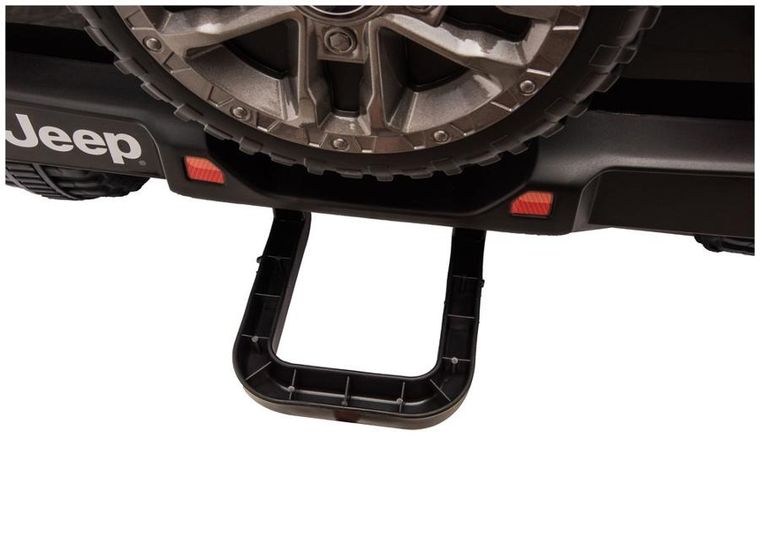 Lean Cars, Jeep Rubicon, pojazd na akumulator 4-4, DK-JWR556 4-200W 24V, czarny