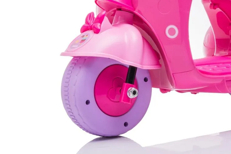 Lean Cars, lodziarnia, skuter trójkołowy, pojazd na akumulator, różowy, JT5258