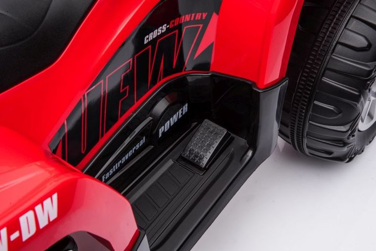 Lean Cars, Madman, quad, pojazd na akumulator, czerwony