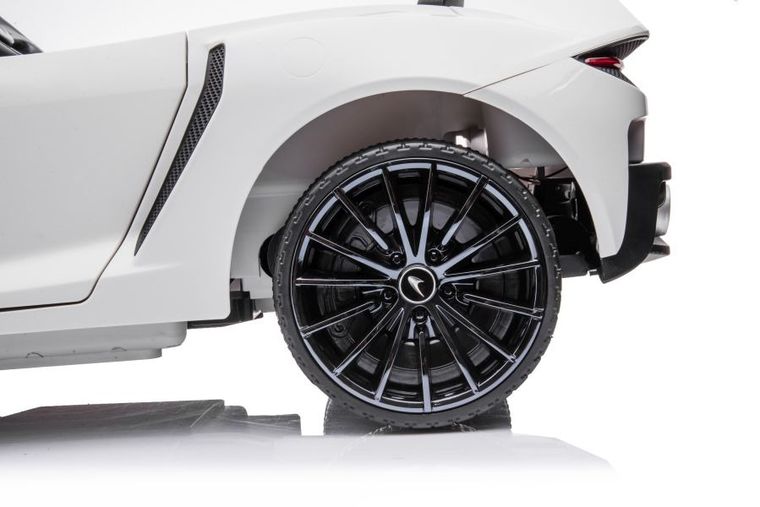 Lean Cars, McLaren GT 12V, pojazd na akumulator, biały