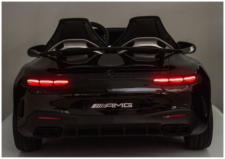 Lean Cars, Mercedes GT63 AMG, pojazd na akumulator, DK-GT63 24V LCD, czarny lakierowany