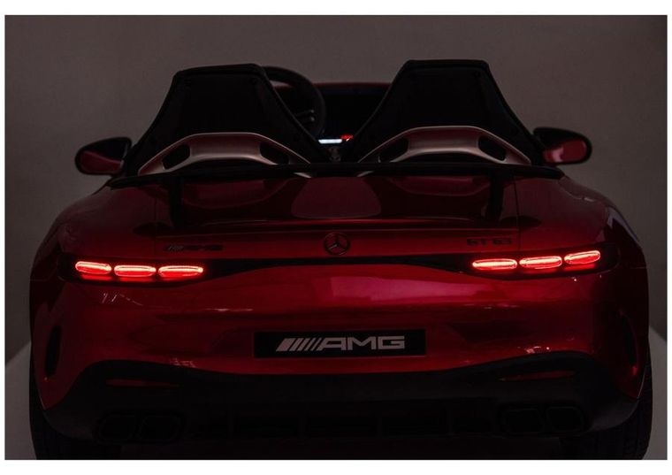 Lean Cars, Mercedes GT63 AMG, pojazd na akumulator, DK-GT63 24V LCD, czerwony lakierowany